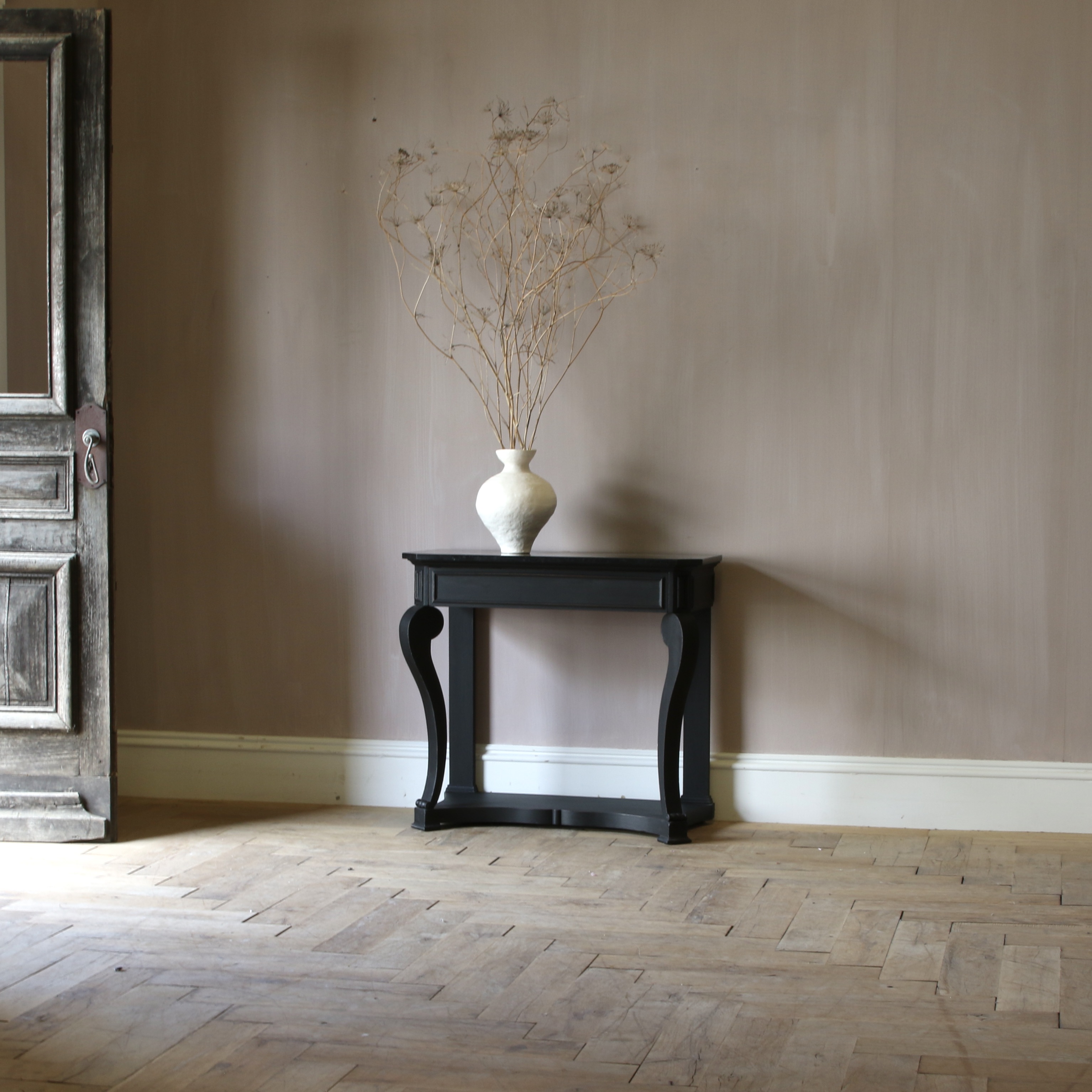 Ebonised Regency Console